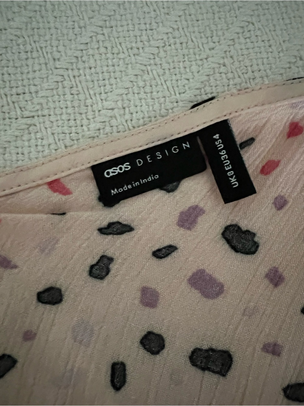 ASOS Button-Front Spots Print Tank - Picture 3 of 3